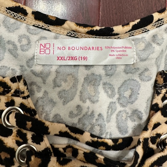 Cheetah print plus size dress 2XL - Picture 2 of 3